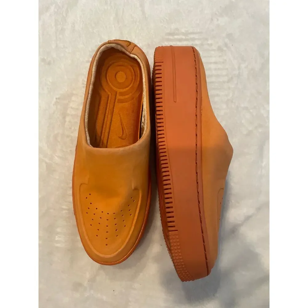 NIKE Air Force 1 “Lover” Sneakers US 6 Cinder Orange AO1523-800 Slip On Shoes - Picture 5 of 9